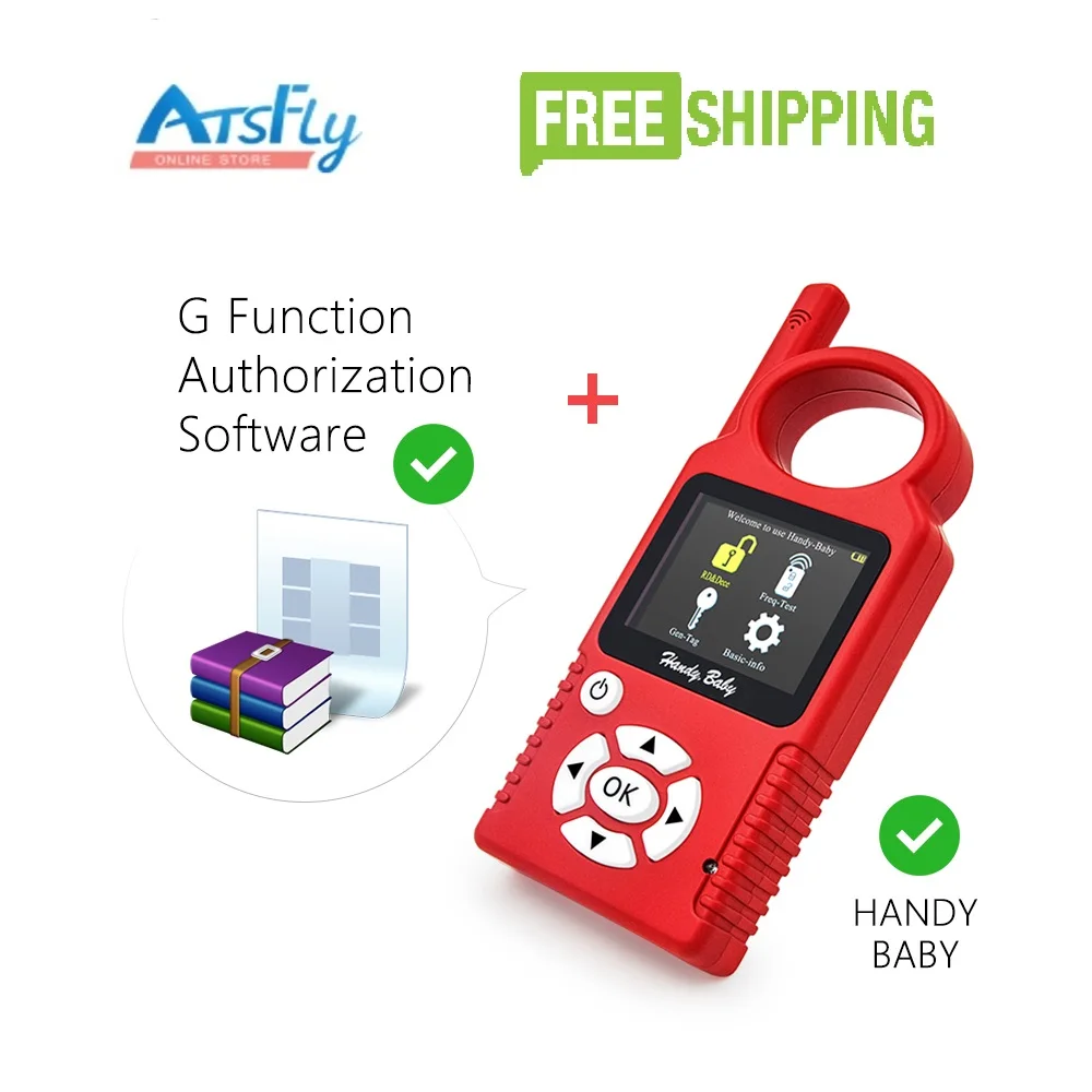 Handy Baby Hand held Car Key Copy Auto Key Programmer for 4D 46 48 Chips Plus