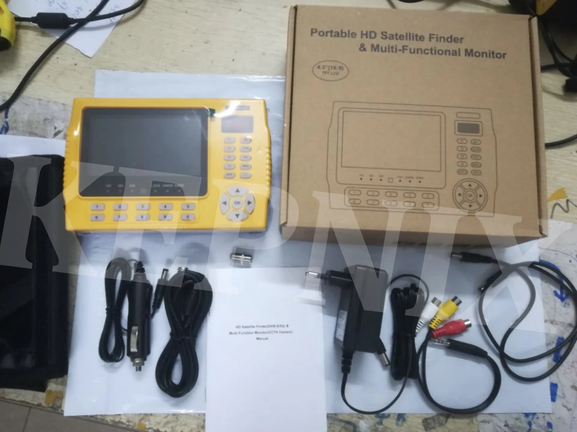 Kpt 958l 4,3 дюймовый ЖК-экран satlink kpt-958l DVB-S2 спутниковый искатель MPEG4 satfinder meter1080p