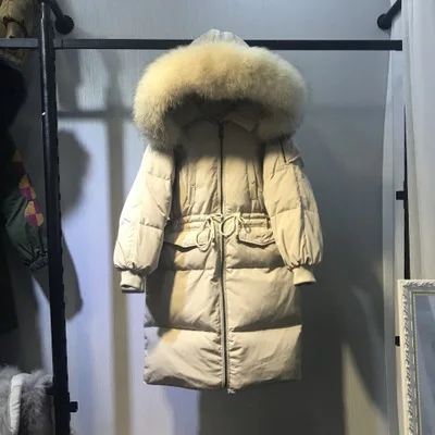 Women Winter Parkas Loose Padded Long Jackets Winter Coat Women Adjustable Waist Outwear Jackets Female 2018 New Clothing CH769 (2)