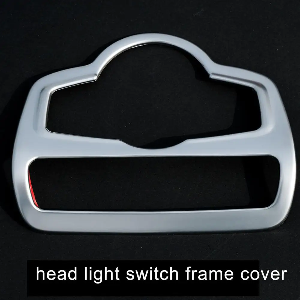 

Interior Accessories ABS plating headlight switch/ Electronic brake /central Keystroke frame cover sticker trim for BENZ GLC