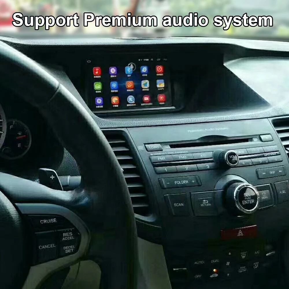 Flash Deal Android 8.1 ROM32GB Quad core for Acura Tsx 2009-2014 Car radio GPS Navigation Player Radio Multimedia HD 3