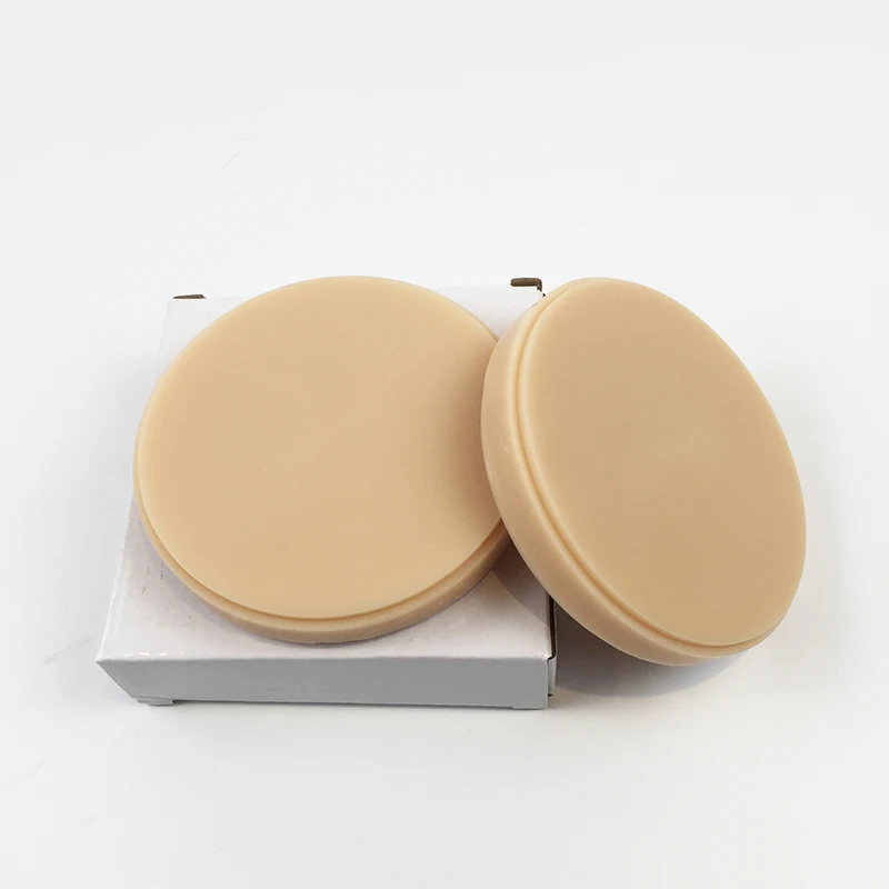 

6 Pieces Beige Color Dental Lab Material Dental Wax Disc And Block For Wieland Milling System High Hardness Carving Wax Blanks