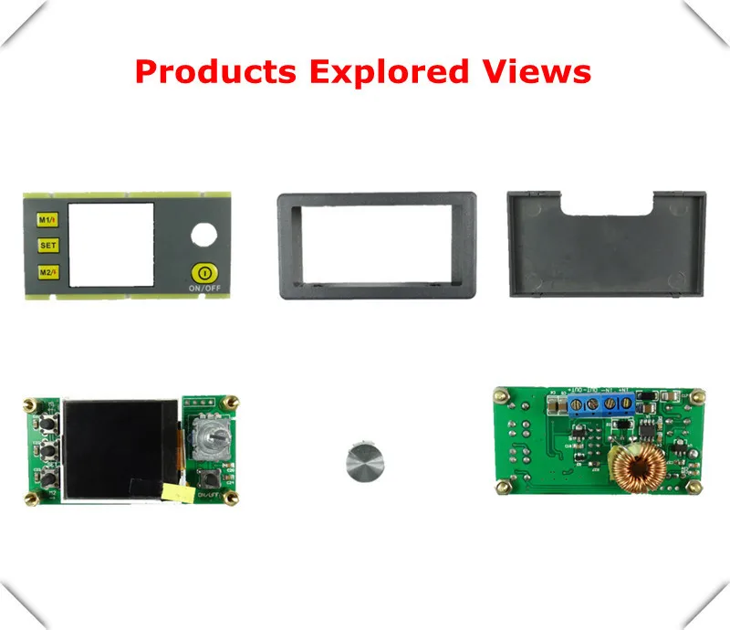 DP20V2A постоянное напряжение и ток понижающий Программируемый Модуль питания понижающий преобразователь напряжения ЖК-дисплей Вольтметр