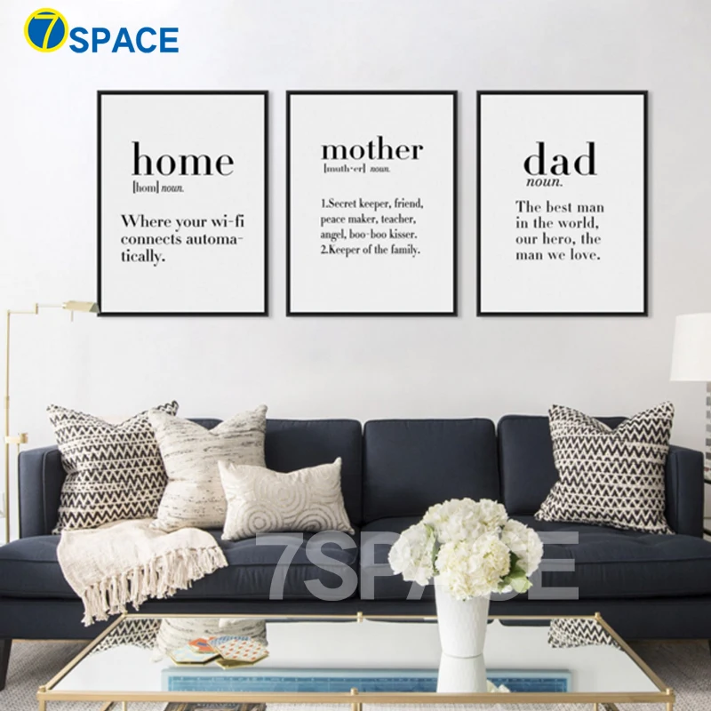 7 space modern decoration study vocabulary definitions