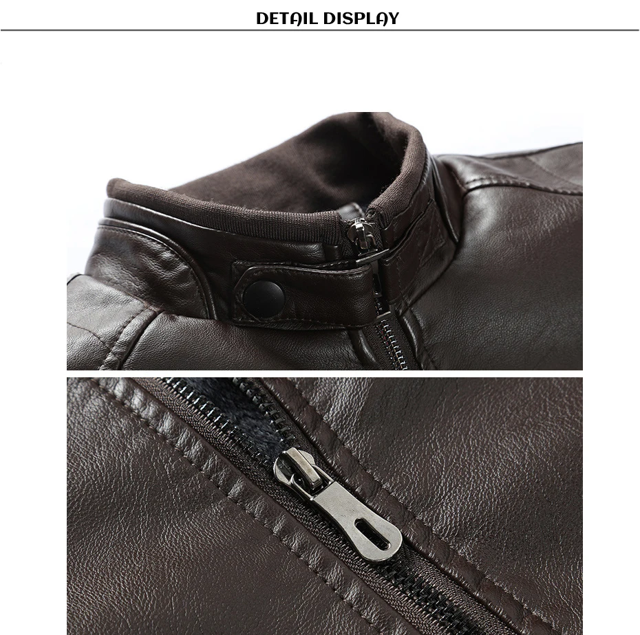 men leather coat