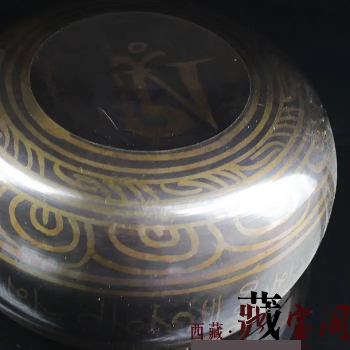 17CM Tibetan Singing Bowl Himalayan Hand Hammered Chakra Meditation Home Decoration Crafts Religion Belief Yoga Bowl 5