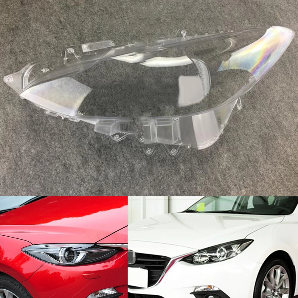 Для Mazda 3 Axela 2013 Автомобильные фары прозрачные линзы Авто оболочка Крышка