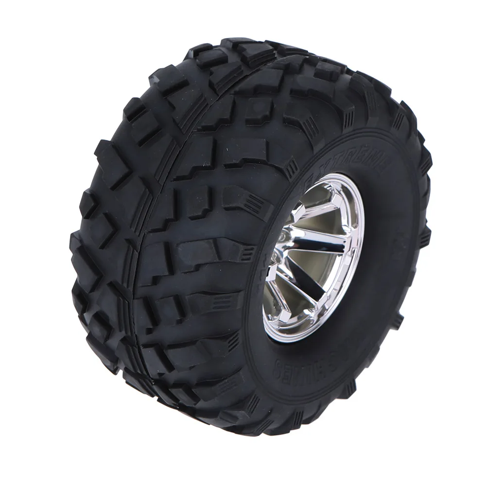 4PcsSet 110 Truck Tire Tyres Wheel for Traxxas HSP Tamiya HPI Kyosho RC Model Monster RC Car (5)
