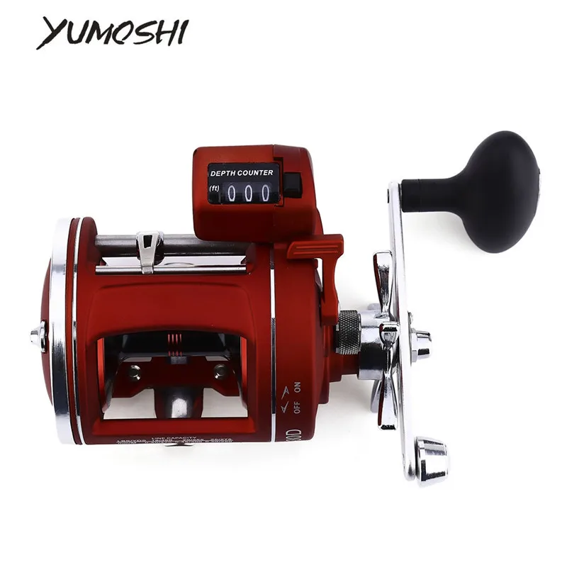 

ACL30D/50D Fishing Reel Left / Right hand drum reel multiplikator 12 Bearings Electric Depth Counting Multiplier body pesca