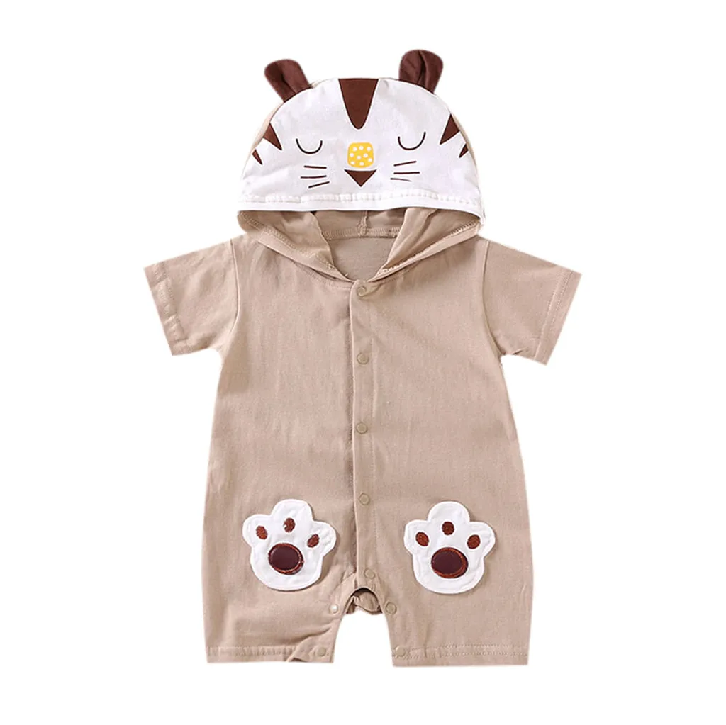 2019 Newborn Baby Boy Girls Cartoon Hoodie Infant Rompers Jumpsuit Outfits Clothes 2019 Newborn Baby Boy Girls Cartoon Hoodie Infant Rompers Jumpsuit Outfits Clothes