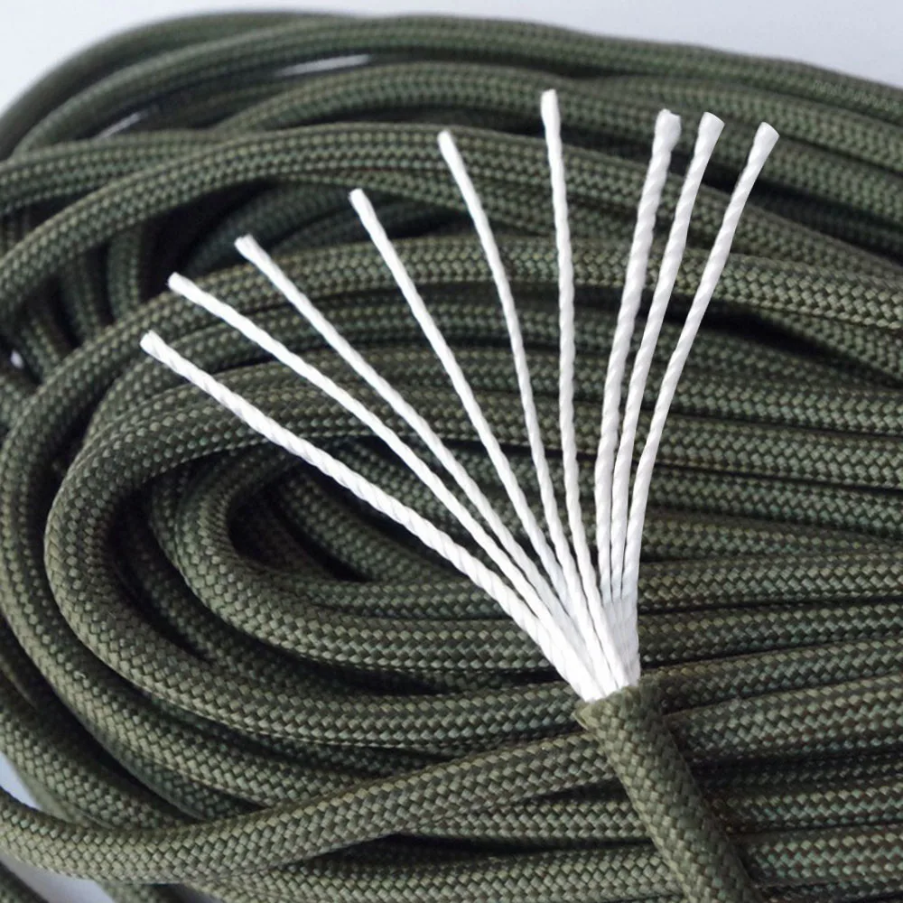 100-feet-31-meter-9-strands-Paracord-550-IB-Rope-Cuerda-Escalada-Mil-Spec-Type-Outdoor