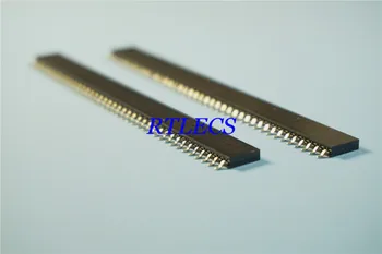 

10 Pcs 0.100" 2.54mm 1x40 Pin 40 Position Female PCB Header Single Row Right Angle SMT/SMD Surface Mount PCB Re-flow Solder