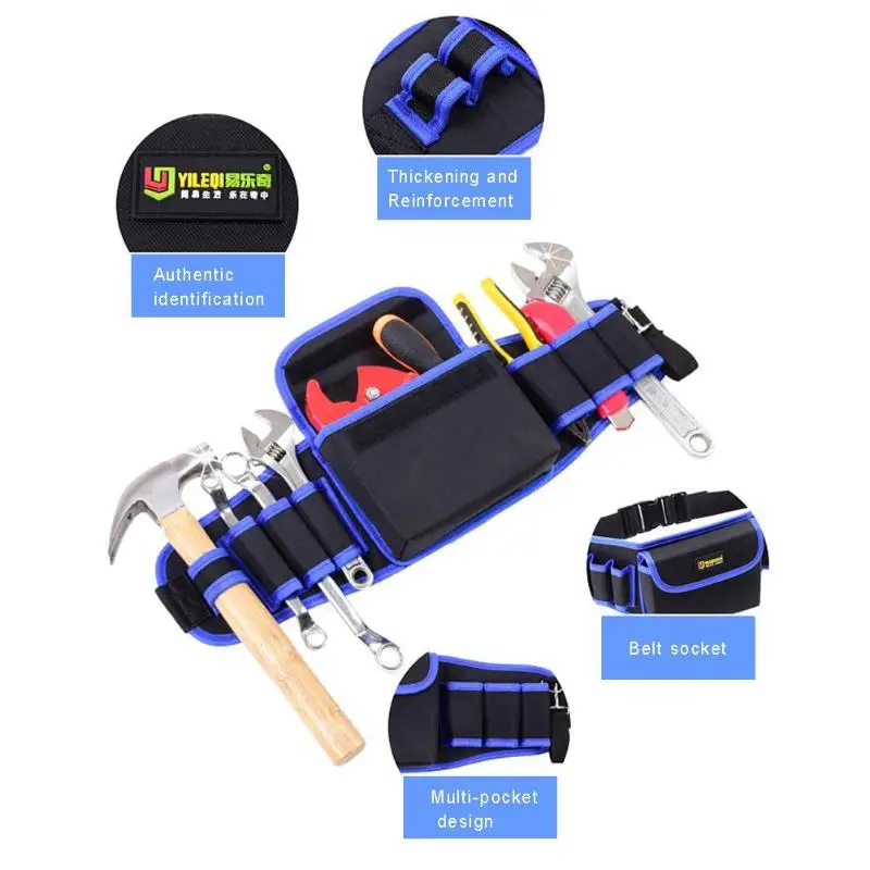 Многофункциональный молоток инструмент для ремонта сумка для хранения сумка для инструментов водонепроницаемая ткань Оксфорд поясная сумка для электриков