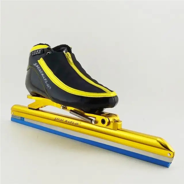 Best price at $162 Cheap New Genuine Pirate JIE KE HAI DAO Dislocation Ice Skates Avenue Location Speed Skating Men Sneakers With Metalics Snow Shoes