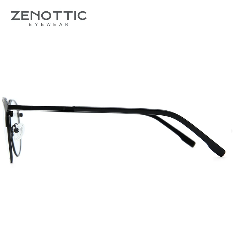 Круглые очки zenotic для женщин коррекции близорукости в стиле ретро фотохромные с