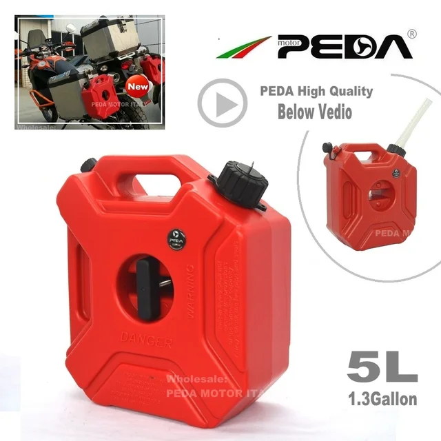 5L Jerry Can Portable fuel tank Plastic 1.3 Gallon diesel
