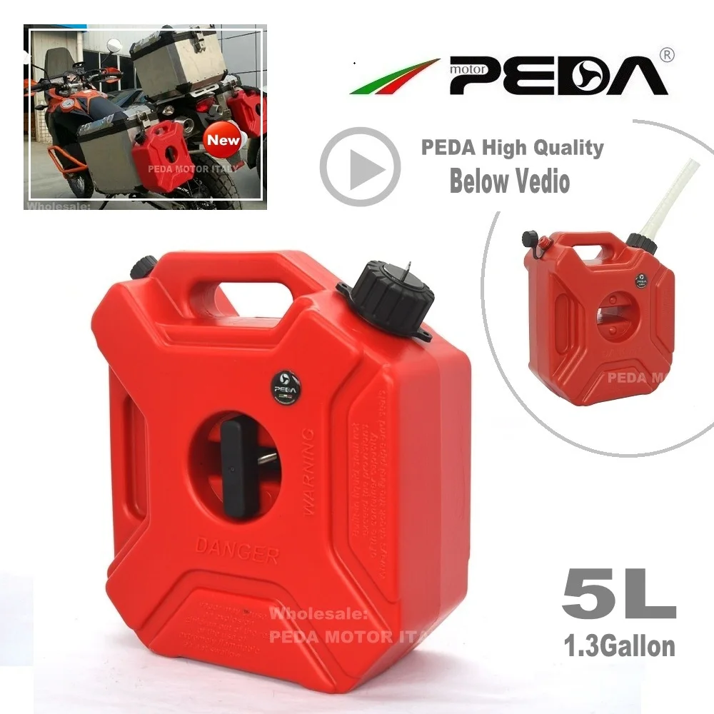 Портативный топливный бак 5L Jerry Can пластиковая емкость для дизельных банок 1 3