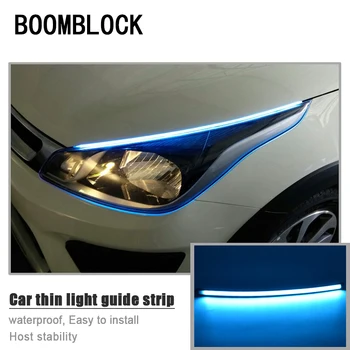 

Daytime Running Flowing Lamp Headlight Flexible Soft Tube Guide Strip For BMW E46 Fiat 500 Punto Mitsubishi lancer Accessories