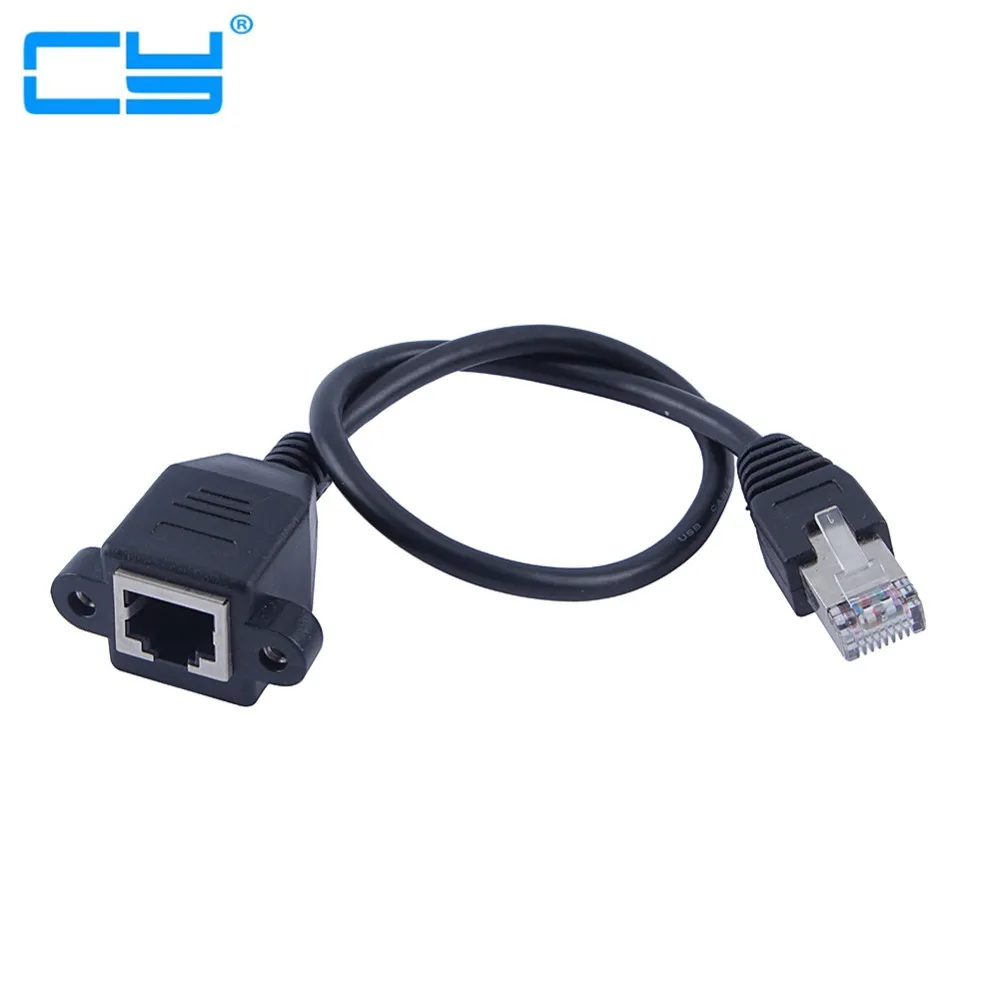 

Network Extension Cable RJ45 Male to Female Screw Panel Mount Ethernet LAN #69082 1ft 2ft 3ft 5ft 6ft 15ft 30cm 60cm 150cm 3M 1m