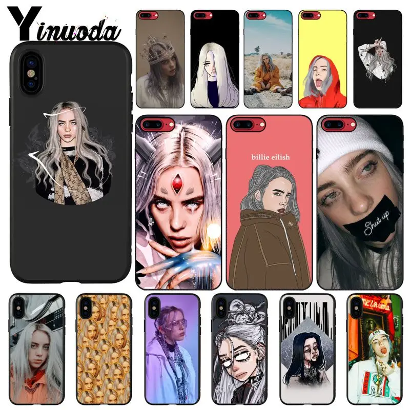

Yinuoda Billie Eilish 13 Girl Phone Case For iphone 11 Pro Max 6S 6plus 7 8plus X Xs MAX 5 5S XR