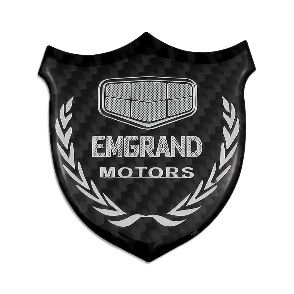 

Automatic Decal Emblems Fashion for Geely Emgrand EC7 EC8 X7 7 GE GT EV8 EX7 CK MK bl king kong gx7 Carbon Fibre Badge Sticker
