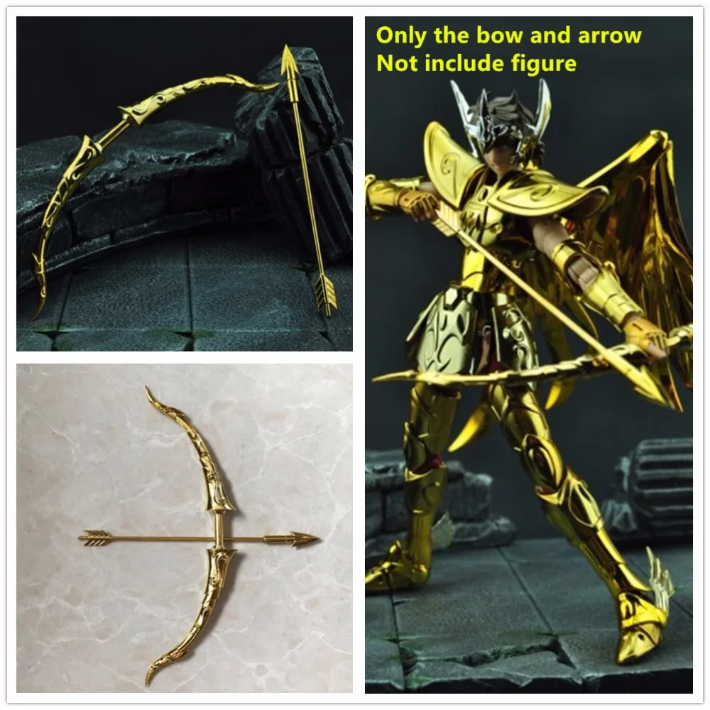 CPEYE металлический лук и стрела для Bandai Saint Seiya Ткань Миф EX Золотой Стрелец aiol SC013 * |