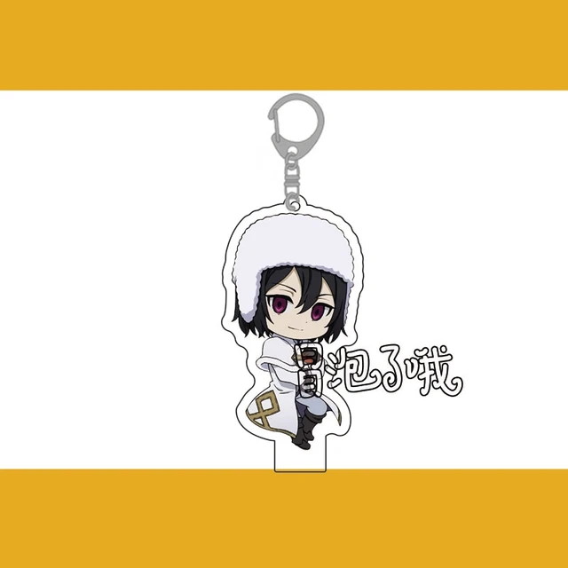 Bungo Stray Dogs Dead Apple Hexagon Acrylic Keychain Keyring Strap Charm Dazai Bungo Stray Dogs Dead Apple Hexagon Acrylic Keychain Keyring Strap Charm Dazai
