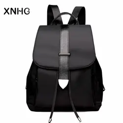 Модная крышка Черный рюкзаки корейский стиль anti theft ноутбук рюкзак школьные сумки для девочек-подростков спортивные SAC DOS Back Pack