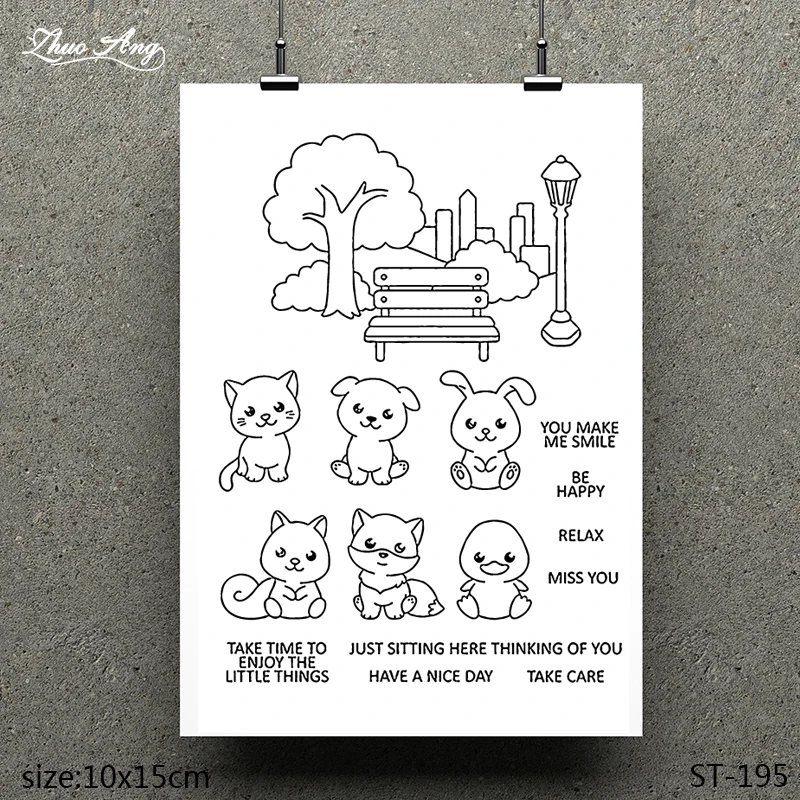 

ZhuoAng You make me smile pattern design clear stamp / scrapbook rubber stamp / craft clear stamp card / seamless stamp