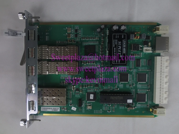 

Fiber 10G uplink board HU2A with 2pcs 10G and 2pcs 1.25G SFP modules for OLT