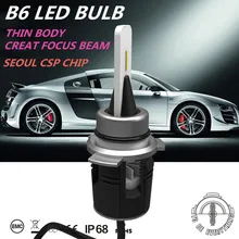 DLAND B6 24 w 3600LM AUTO AUTO HA CONDOTTO LA LAMPADA DELLA LAMPADINA KIT, CON TURBINE CALORE EMITING H1 H3 H7 H8 H9 H11 9012 9005 9006 880 881 H4 H13