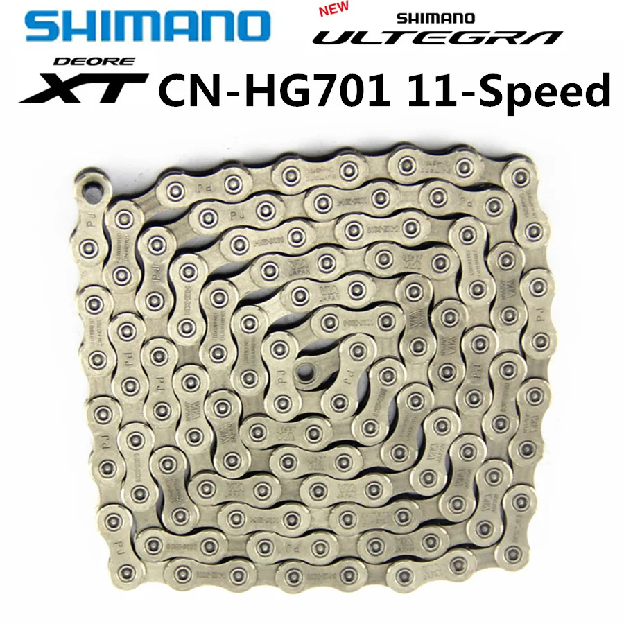 Цепь SHIMANO ULTEGRA DEORE XT HG701 HG700, 11 скоростей, цепь для горного велосипеда HG6800, CN-HG701, MTB, шоссейные велосипедные цепи