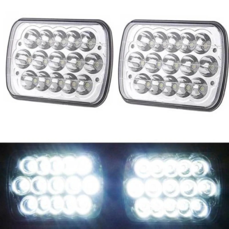 Универсальный 2 шт. 15 Вт LED сменная фара 5,5x7 светодиодный автомобиля довольно