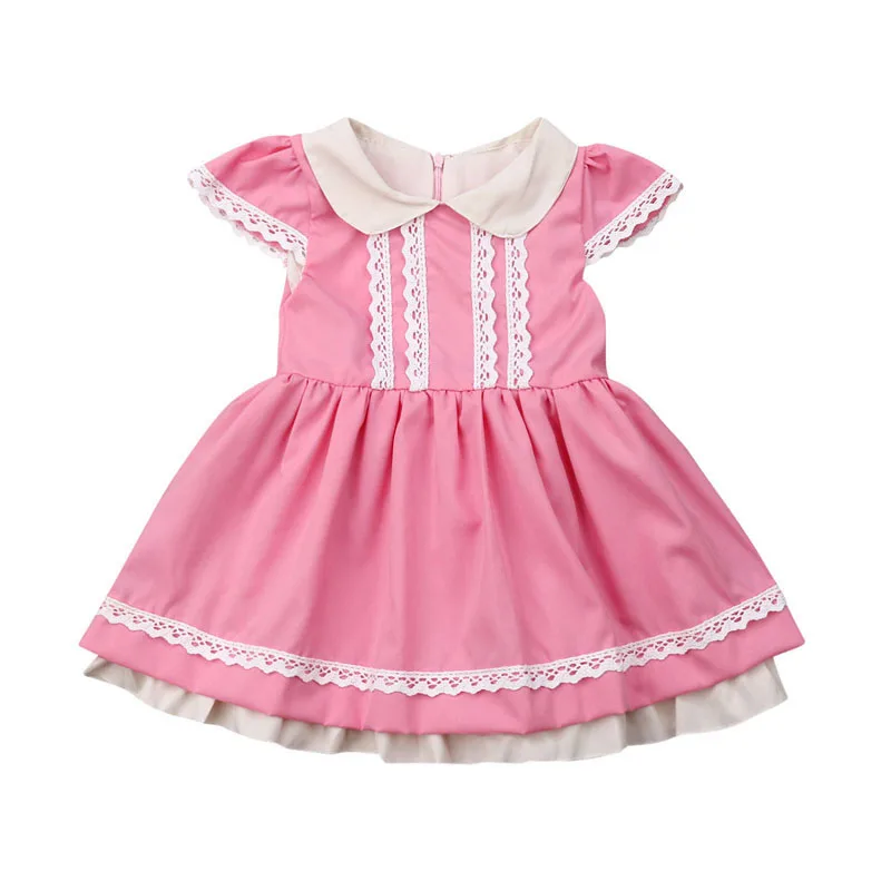 Focusnorm/милое платье От 1 до 5 лет для маленьких девочек вечерние платья-пачки принцессы с открытыми плечами, летние мягкие хлопковые платья