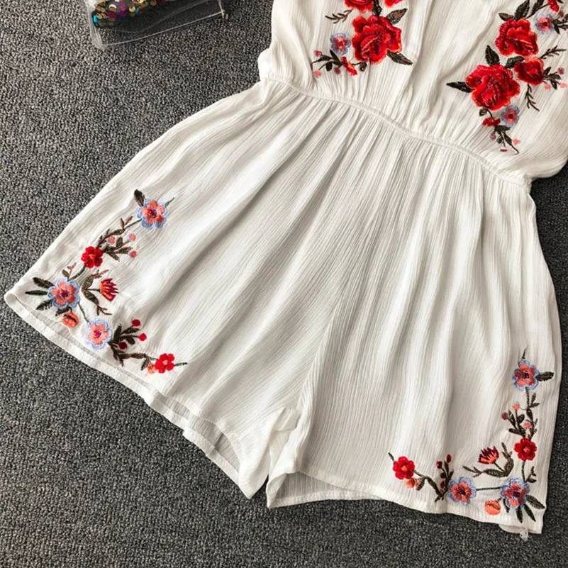 NiceMix лето весна мода сплошной кран печати оборки пояса мини шорты женские рубашки шорты Vestidos Модный комбинезон