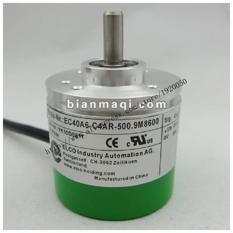 

stock EC40A6-C4AR-500.9M8600 Elco ELCO rotary encoder 500 lines solid shaft