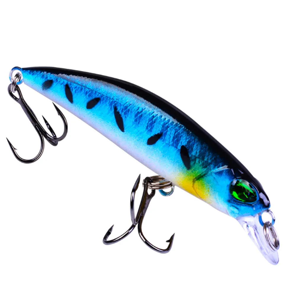 1PCS Topwater Wobblers Fishing Lure Minnow Hard Bait Pesca 3 Fish Hooks 23g