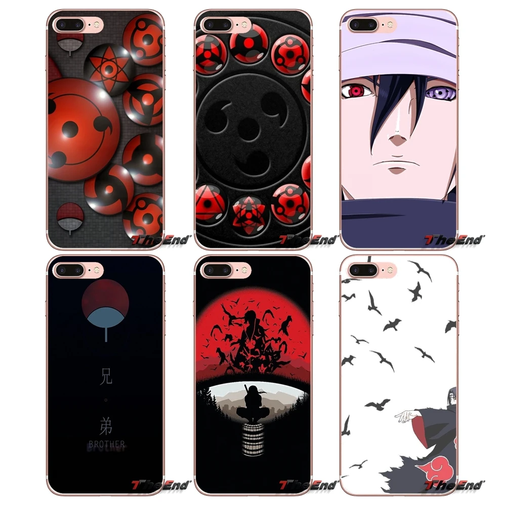 

Soft Skin Cover For Samsung Galaxy S2 S3 S4 S5 MINI S6 S7 edge S8 S9 Plus Note 2 3 4 5 8 Coque Fundas Naruto Mangekyou sharingan