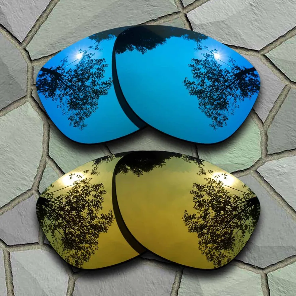 Lenti Di Ricambio Polarizzate Per Occhiali Da Sole Dorati Blu Cielo E Gialli Per Pelle Di Daino Oakley
