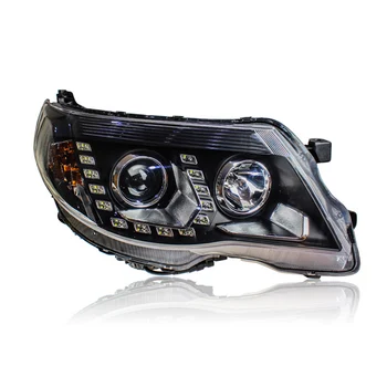 

2pcs Ownsun LED U Sharp Angel Tear Eye DRLs Projector Lens Turn Signal Replacement Headlights For Subaru Forester 2008-2012
