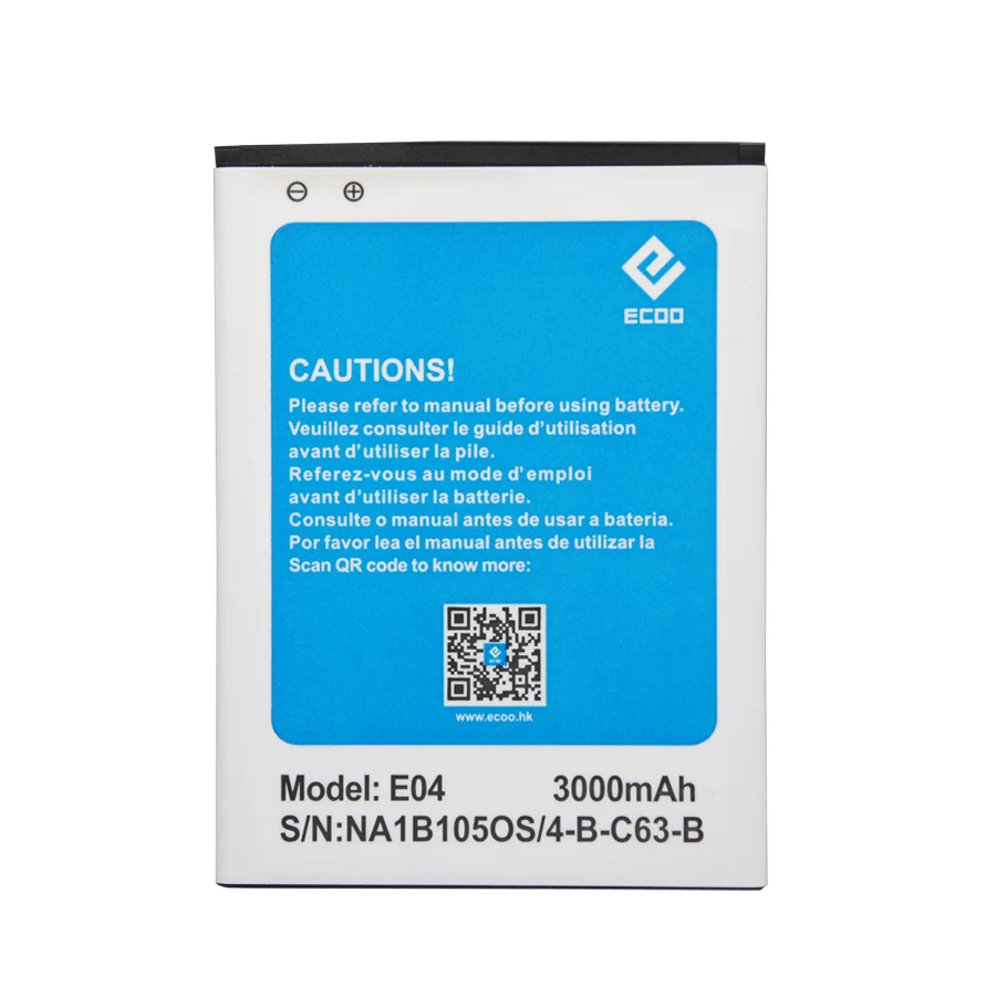 

High Quality 3000mAh 3.7V Li-ion battery For Elephone E04/ Bluboo X6 Mobile phone Batterie