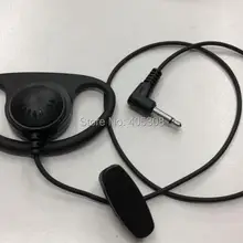 1 Pin 3,5 мм слушать только наушник d-образный мягкий резиновый гарнитура для Motorola радио