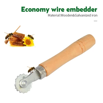 

Brand Wooden Handle Economy Wire Embedder Beekeeping Tool Suitable for beekeeper Metal Honey Wire Embedder Metal Honey
