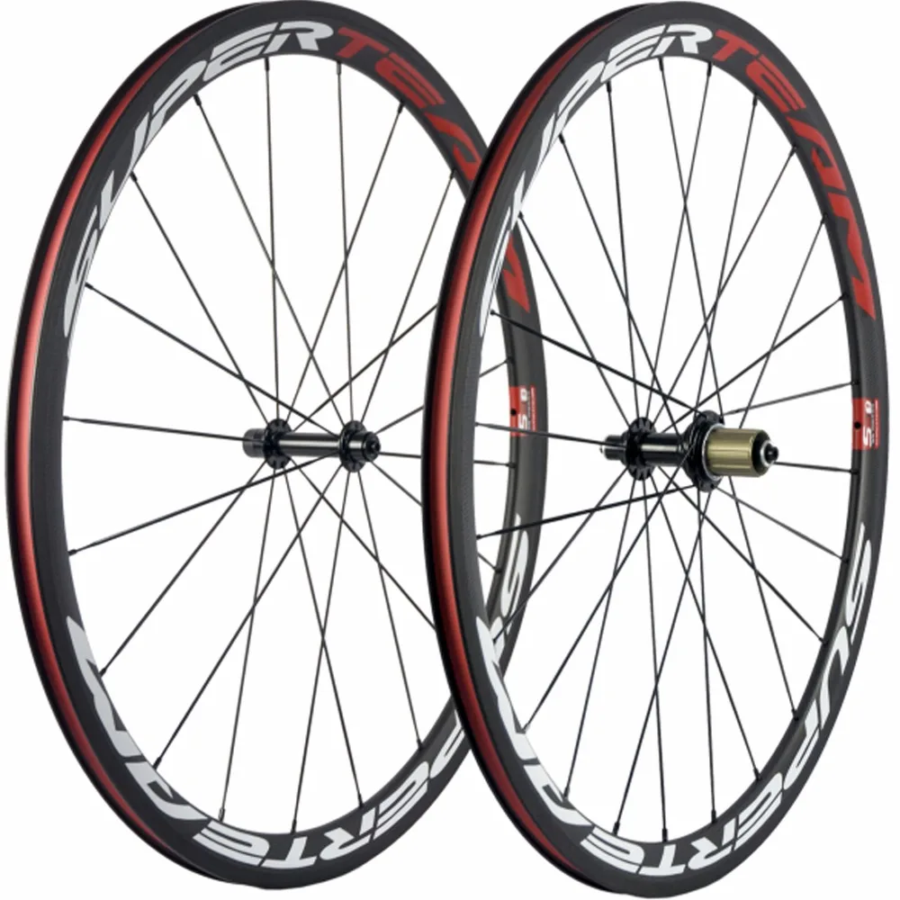 Mid Year Sale 38mm Carbon Clincher Wheelset 700C 3K Matte Road Bicycle Wheels R13 Chinese Carbon Bicycle Wheel