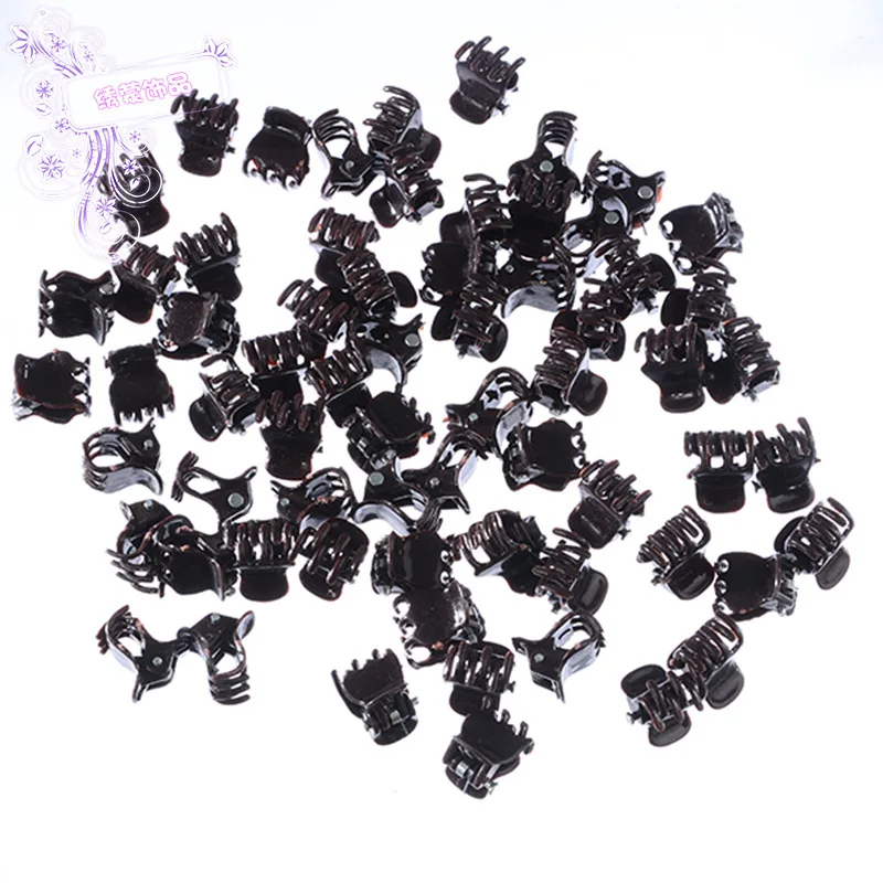 30PCS/Lot New Small Plastic Hair Clips Claws Mini Clamps Fashion Girls Crab Hair Claw Gifts Children Hairpin Hair Accessories