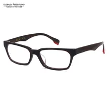 Классический wayframe ацетат очки большой объектив черный Цвет очки ручной работы гладкой поверхностью зрелище очки cq-110 C4