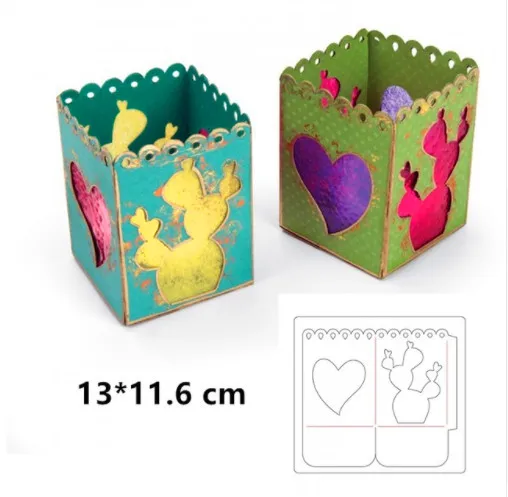 

3D Box Die Metal Cutting Dies New 2019 for Dies Scrapbooking DIY Album Embossing Stencil Paper Craft Knife Craft Dies Die Cut