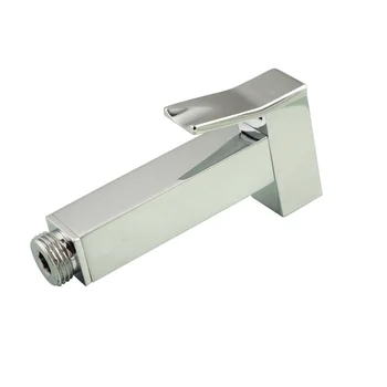 

Toilet Hand Held Bidet Shattaf Cloth Diaper Sprayer Hose Wall Mounted Chrome Bathroom Furniture Spray Only FXQ008