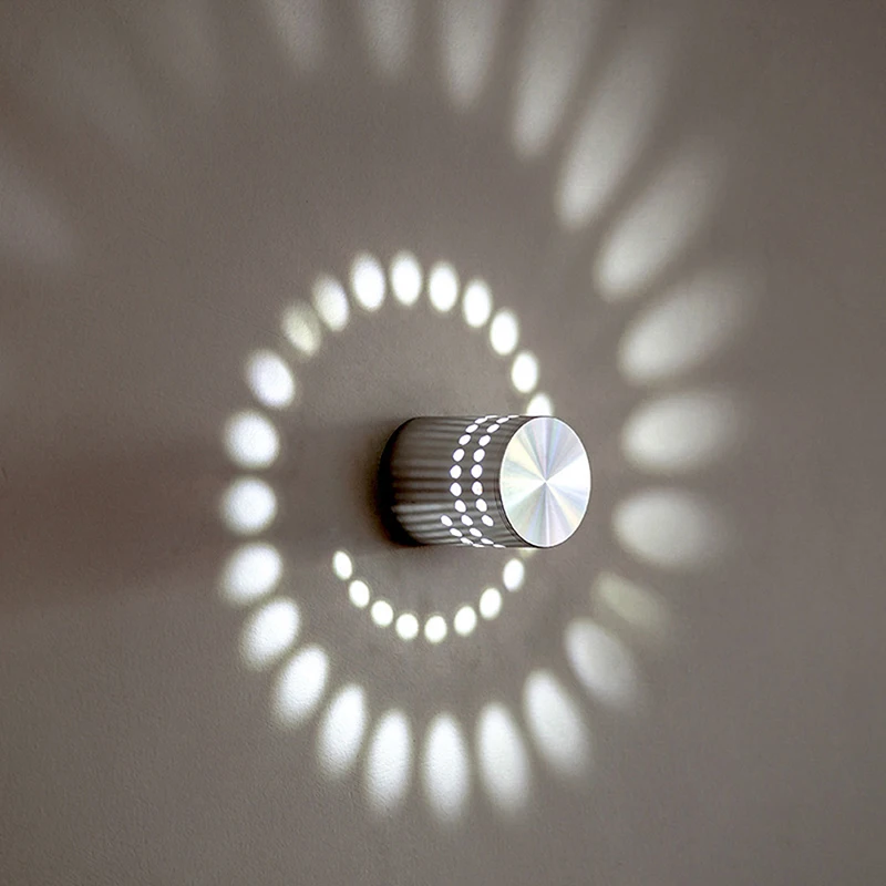 

Creative LED Wall Light Spiral Light KTV Bar Corridor Aisle Light Hotel Special Aluminum Shell