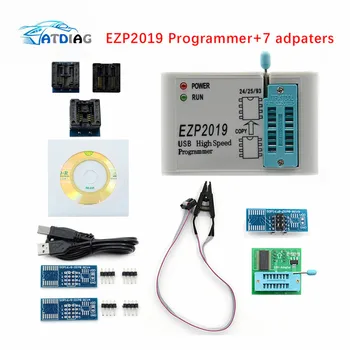 

With 7 adapters EZP2019 High Speed USB SPI Programmer Better than EZP2013 EZP2010 2011Support 24 25 93 EEPROM Flash Bios